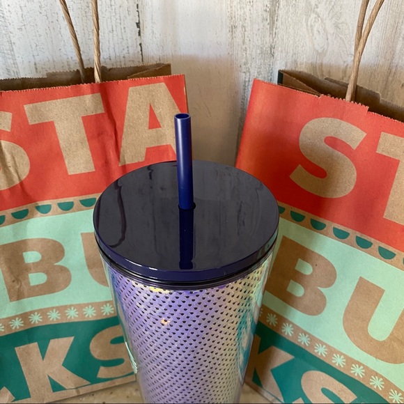 ✨Starbucks Multi Color Sequin Cold Cup 24oz. NWT - Picture 4 of 7